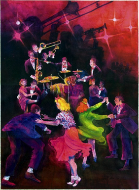 Swing Dance
29 x 21” - $600
Matted, Black frame